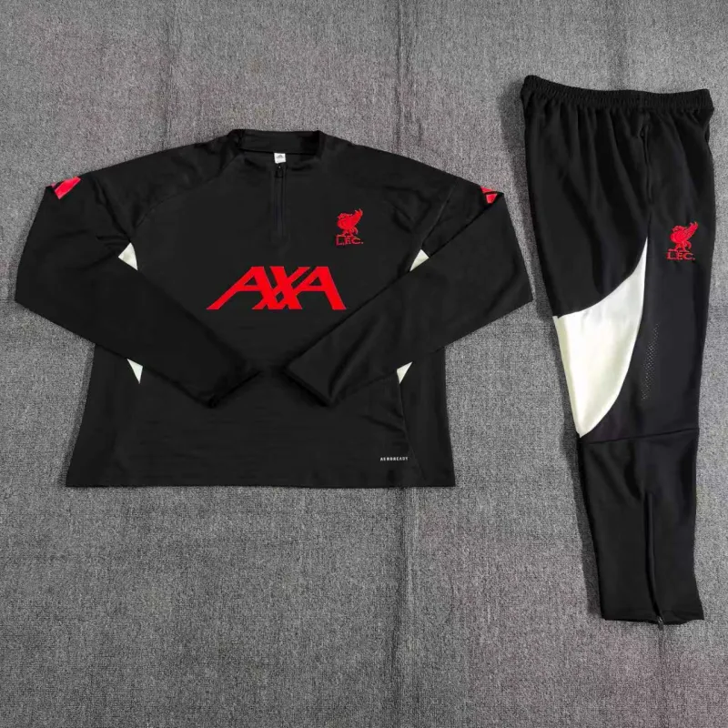 Liverpool 2025/26 Ensemble Sport Enfant Noir