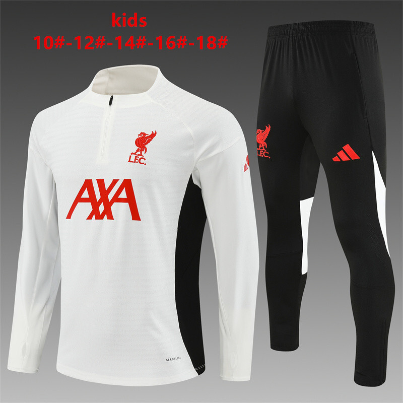 Liverpool 2025/26 Ensemble Sport Enfant Blanc