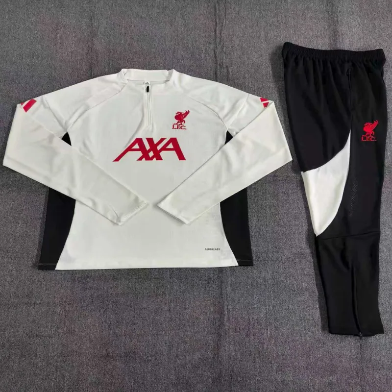 Liverpool 2025/26 Ensemble Sport Enfant Blanc