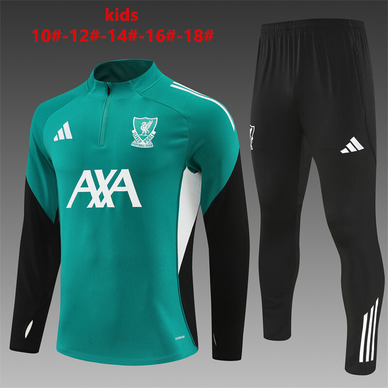 Liverpool 2025/26 Kinder Sportanzug Grün