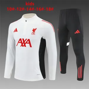 Liverpool 2025/26 Kinder Sportanzug Weiß