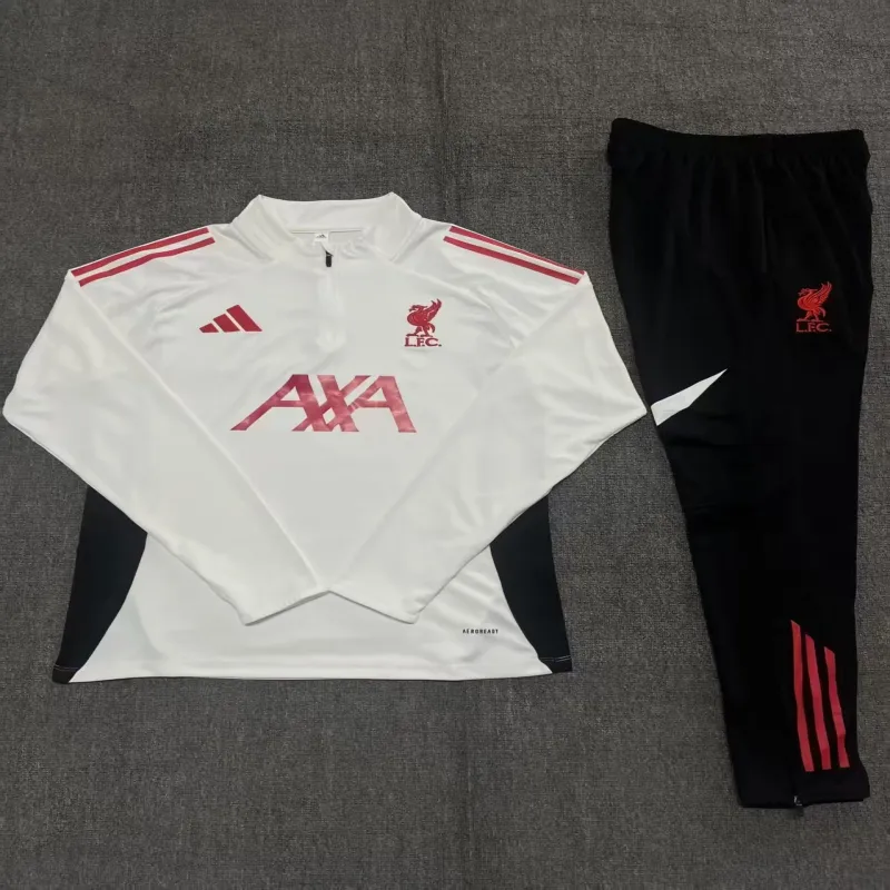 Liverpool 2025/26 Ensemble Sport Enfant Blanc