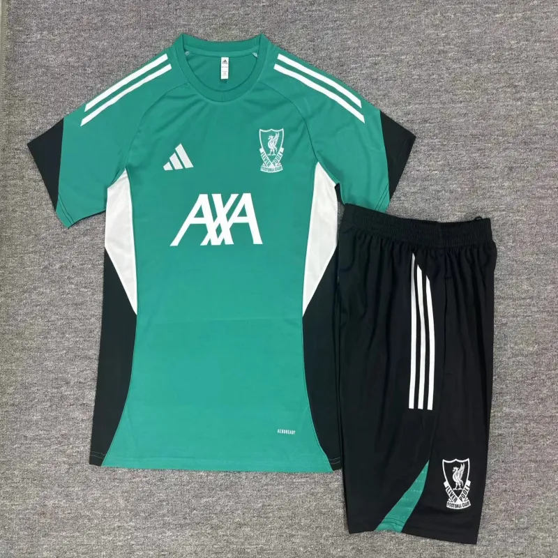 Liverpool 2026/27 Ensemble Entraînement Enfan vert