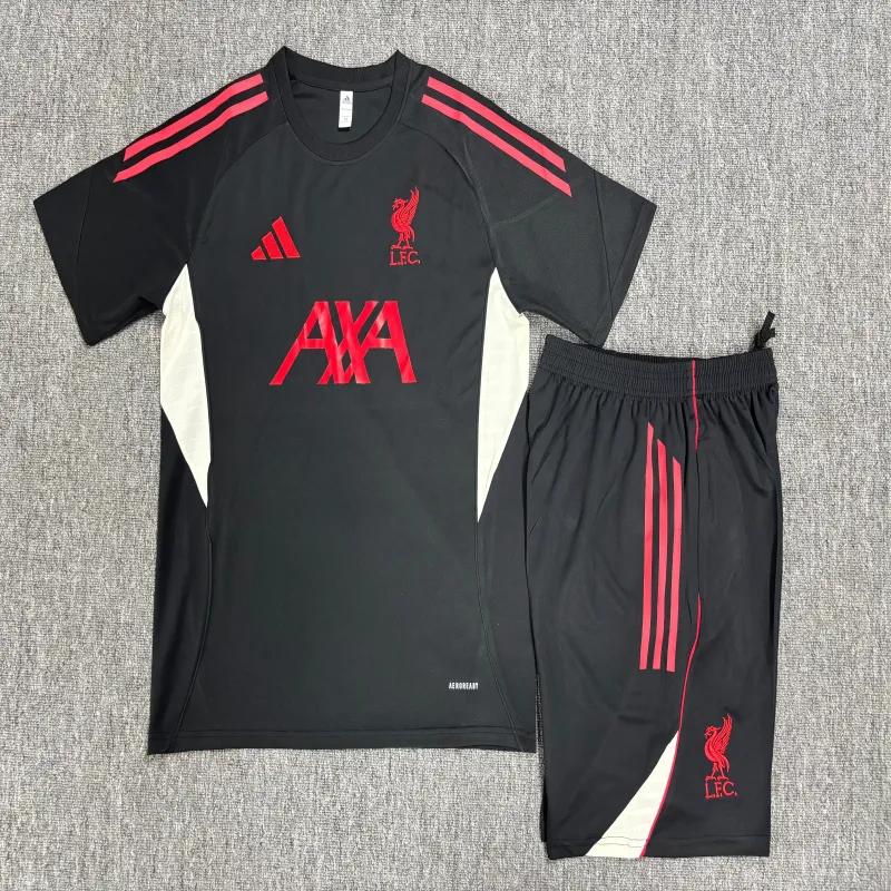 Liverpool 2025/26 Kinder Trainingsanzug schwarz
