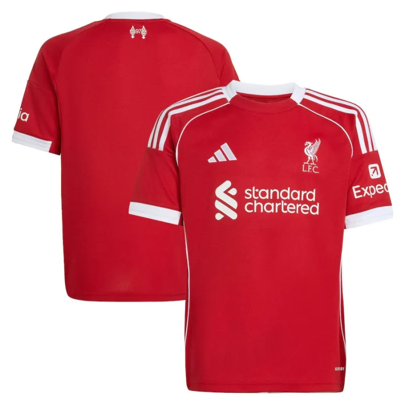 Liverpool 2025/26 Kids' Home Jersey - Red