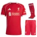 Liverpool 2025/26 Ensemble de maillot domicile pour enfants - Rouge