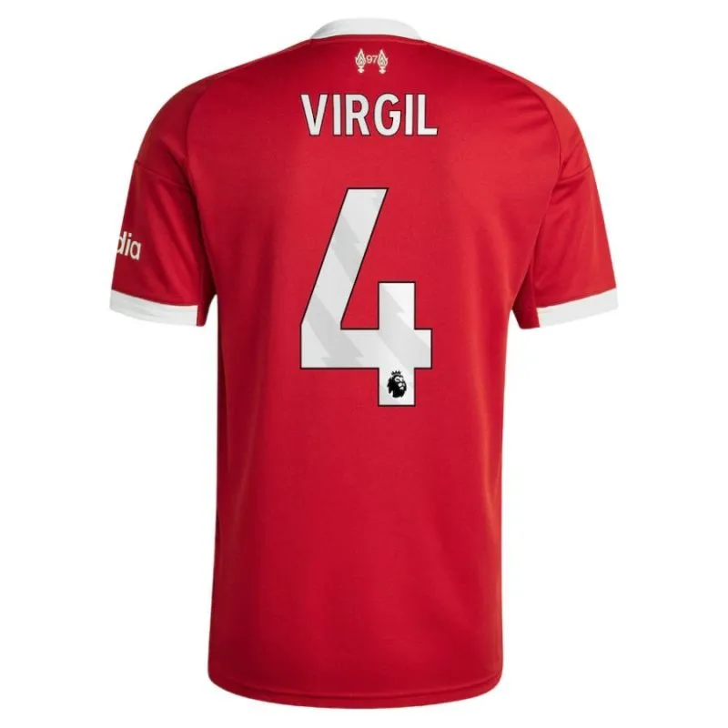 Liverpool VIRGIL 2025/26 Set di maglia home per bambini - Rosso