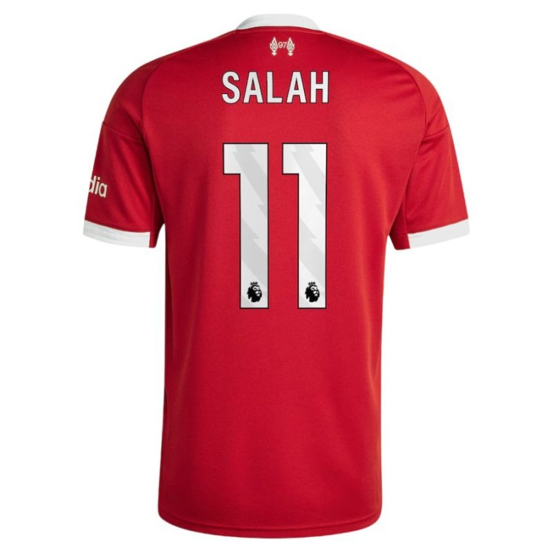 Liverpool SALAH 2025/26 Ensemble de maillot domicile pour enfants - Rouge