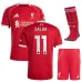 Liverpool SALAH 2025/26 Ensemble de maillot domicile pour enfants - Rouge