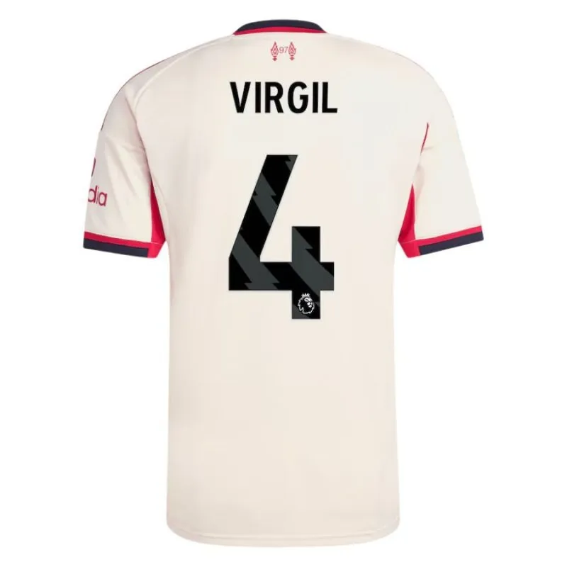 Liverpool VIRGIL 2025/26 Maillot extérieur - Blanc