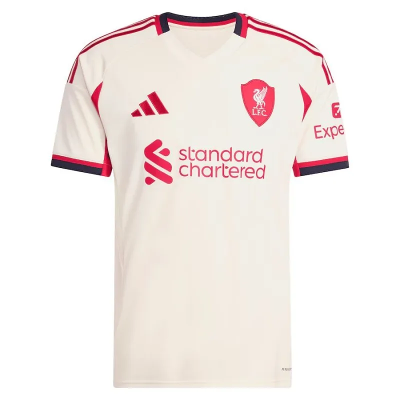 Liverpool SALAH 2025/26 Maillot extérieur - Blanc