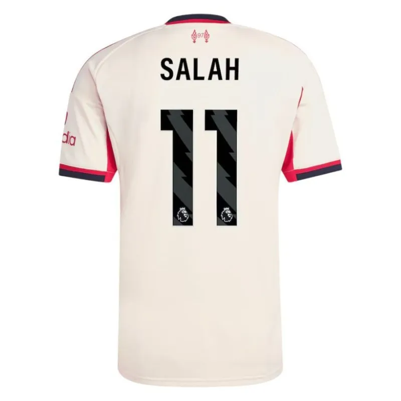 Liverpool SALAH 2025/26 Maillot extérieur - Blanc