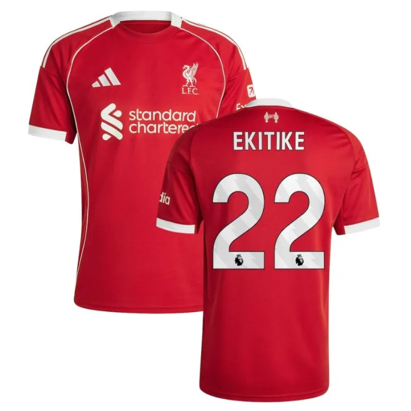 Liverpool EKITIKE 2025/26 Maillot Domicile - Rouge