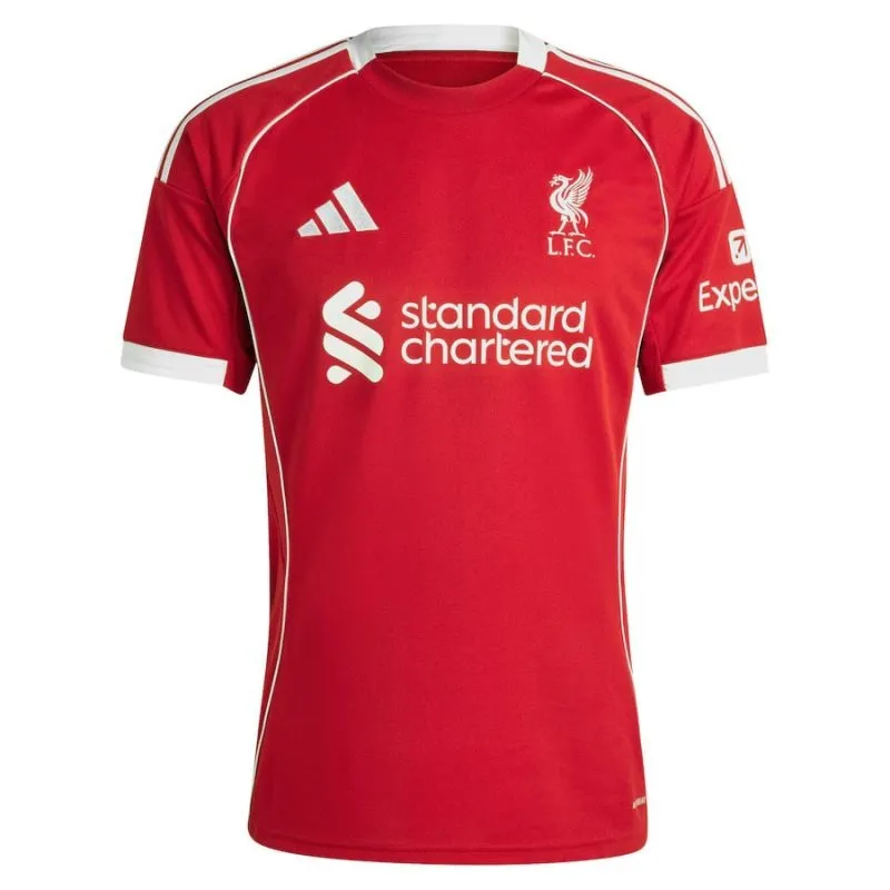 Liverpool EKITIKE 2025/26 Maglia Casa Completo Bambino - Rosso