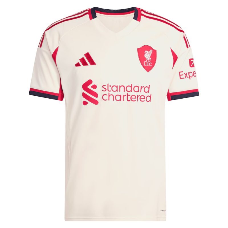 Liverpool EKITIKE 2025/26 Auswärts Kinder-Set-Trikot - Weiß