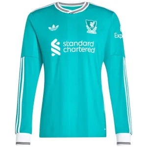 Liverpool Tercera Camiseta de Manga Larga 2025/26 - Verde