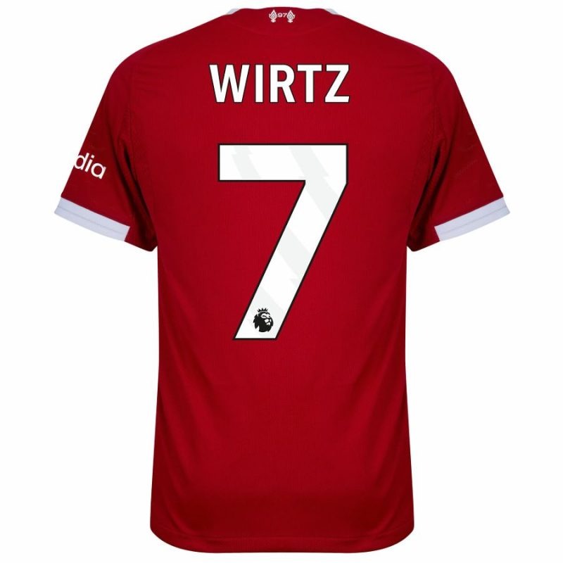 Liverpool WIRTZ 2025/26 Home Kit - Red