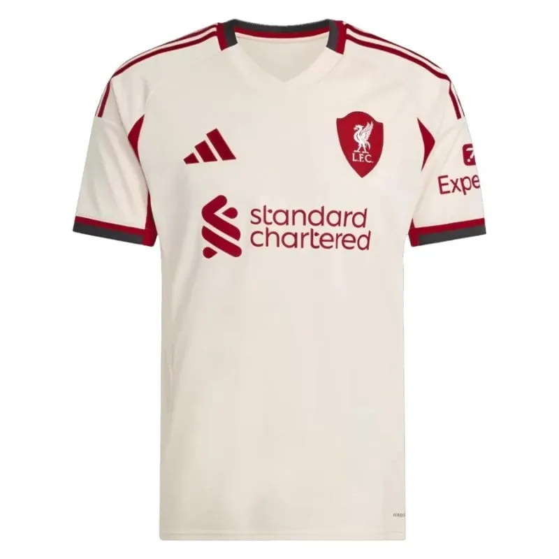 Liverpool ISAK 2025/26 Auswärts Kindertrikot - Weiß