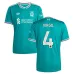 Liverpool VIRGIL 2025/26 Dritttrikot - Grün