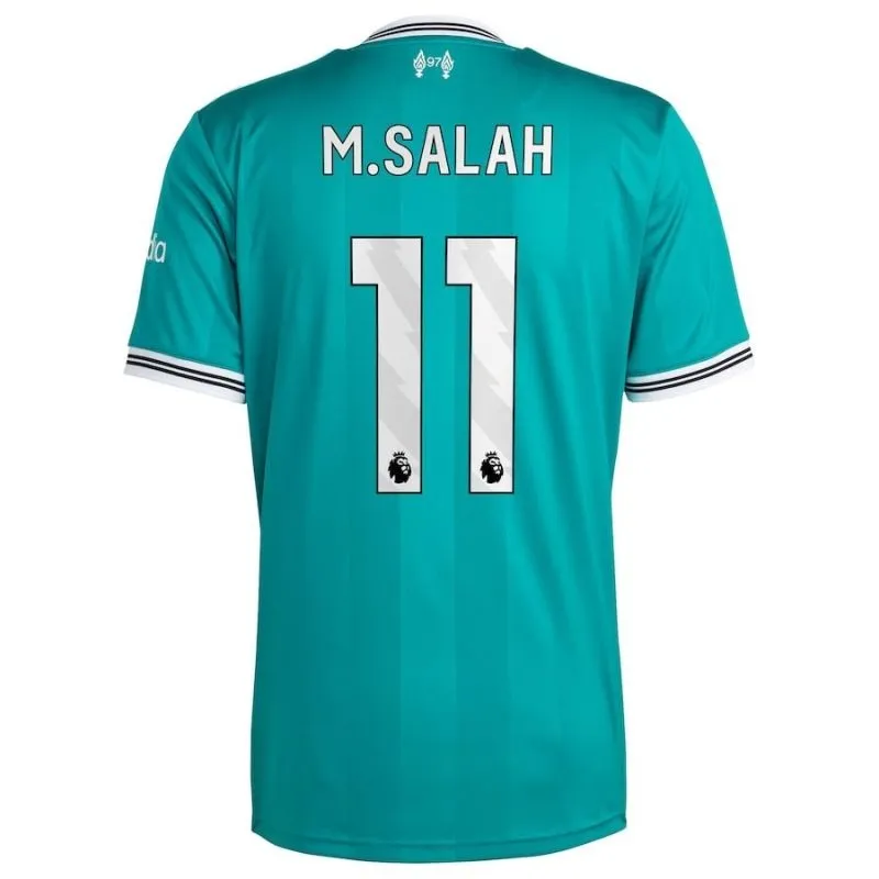 Liverpool M.SALAH 2025/26 Dritt Kindertrikot - Grün
