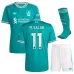 Liverpool M.SALAH 2025/26 Dritt Kindertrikot - Grün