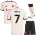 Liverpool WIRTZ 2025/26 Auswärts Kindertrikot Set - Weiß