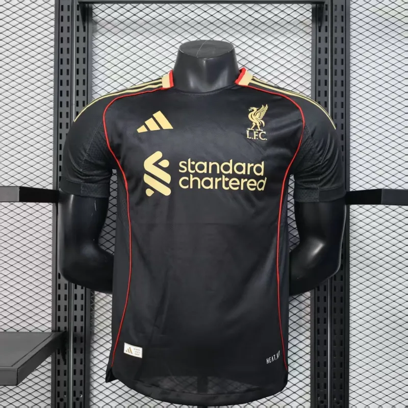 Liverpool Spieler-Trikot Sonderedition 2025/26 - Schwarz