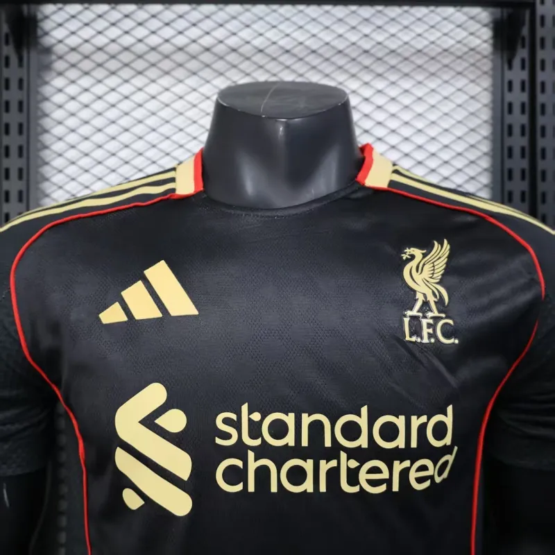 Liverpool Spieler-Trikot Sonderedition 2025/26 - Schwarz