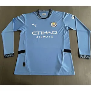 Manchester City 2024/25 Heim-Langarmtrikot - Blau