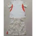 Manchester City Kids' Goalkeeper Jersey and Shorts 2024/25 - White
