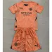 Manchester City Kinder Torwart-Trikot und Shorts 2024/25 - Orange