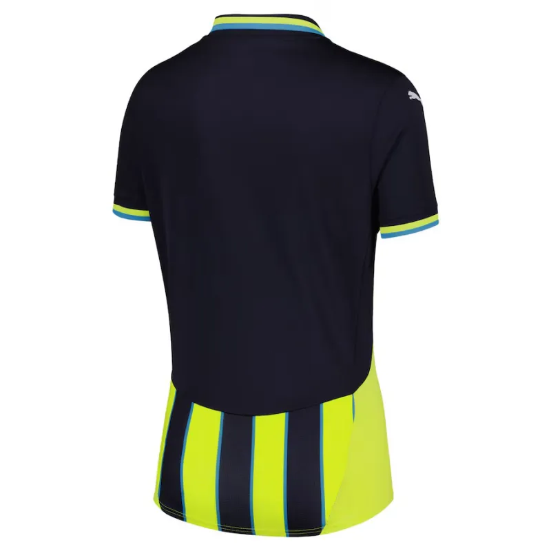 Manchester City 2024/25 Auswärts-Frauen-Trikot - Schwarz / Grün