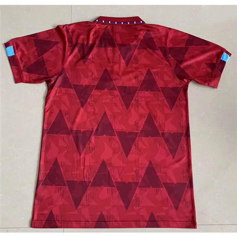 Manchester City 1956 Retro Auswärts-Trikot - Rot