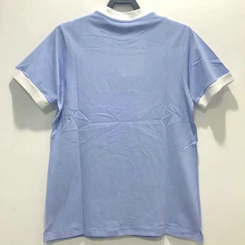 Maillot domicile rétro de Manchester City 1972 - Bleu