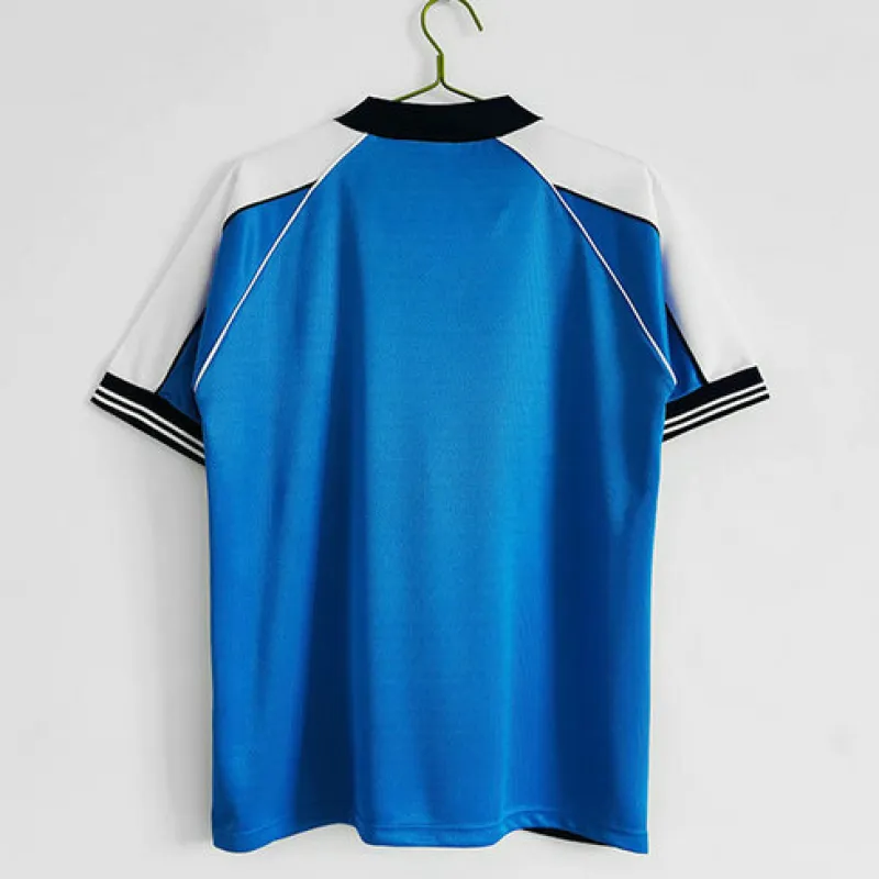 Manchester City 1999 - 01 Retro Heim-Trikot - Blau