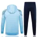 Abbigliamento sportivo con cappuccio di Manchester City 2024/25 - Blu