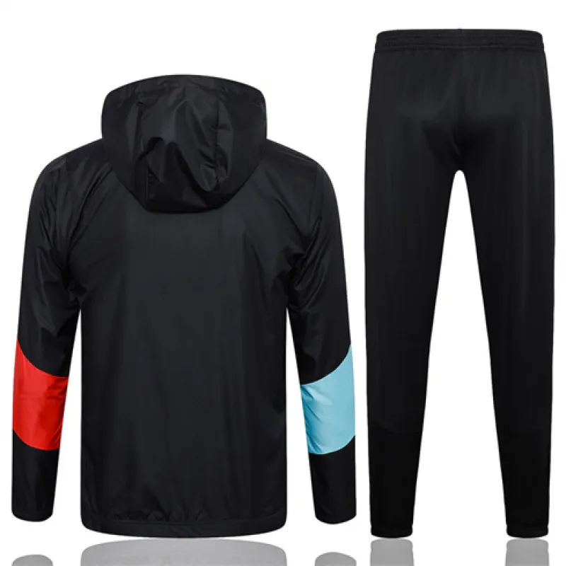 Manchester City 2024/25 Hooded Windproof Sports Jacket - Black