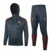 Abbigliamento sportivo con cappuccio di Manchester City 2024/25 - Grigio scuro
