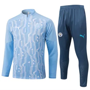 Manchester City 2024/25 Kinder-Sportbekleidung - Blau