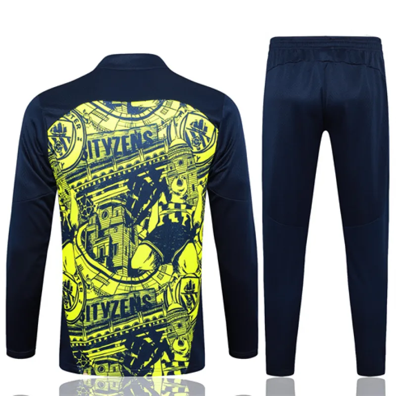 Manchester City 2024/25 Kinder-Sportbekleidung - Gelb