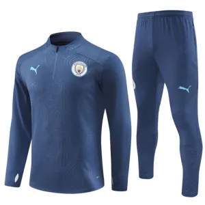 Manchester City 2024/25 Kinder-Sportbekleidung - Marineblau