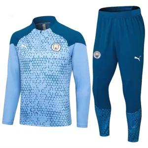 Manchester City 2024/25 Kinder-Sportbekleidung - Blau