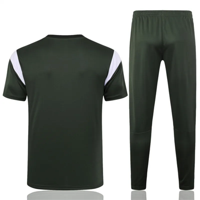 Manchester City 2024/25 Training Shirt and Trousers - Army Green