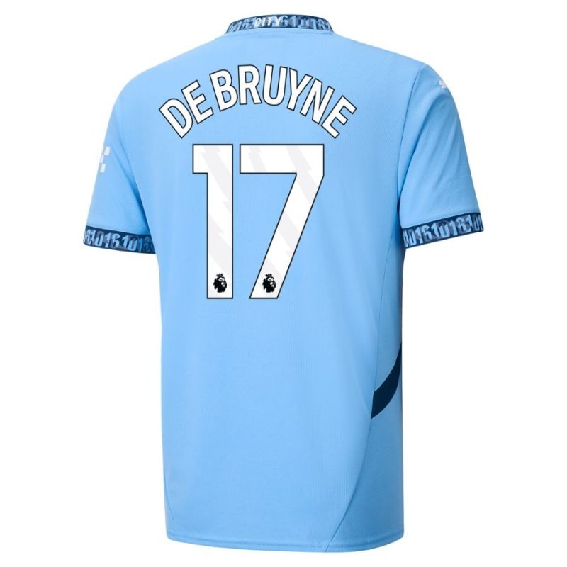 Manchester City Heimtrikot 2024/25 DEBRUYNE - Blau