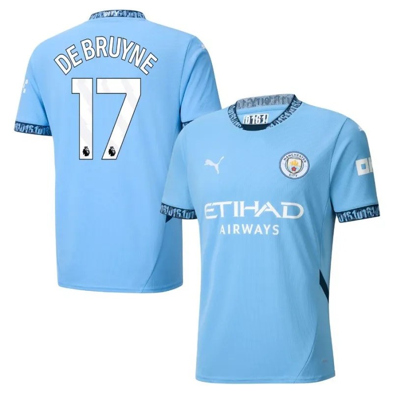 Manchester City Heimtrikot 2024/25 DEBRUYNE - Blau