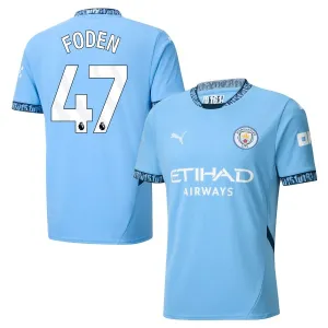 FODEN Manchester City Heimtrikot 2024/25 - Blau