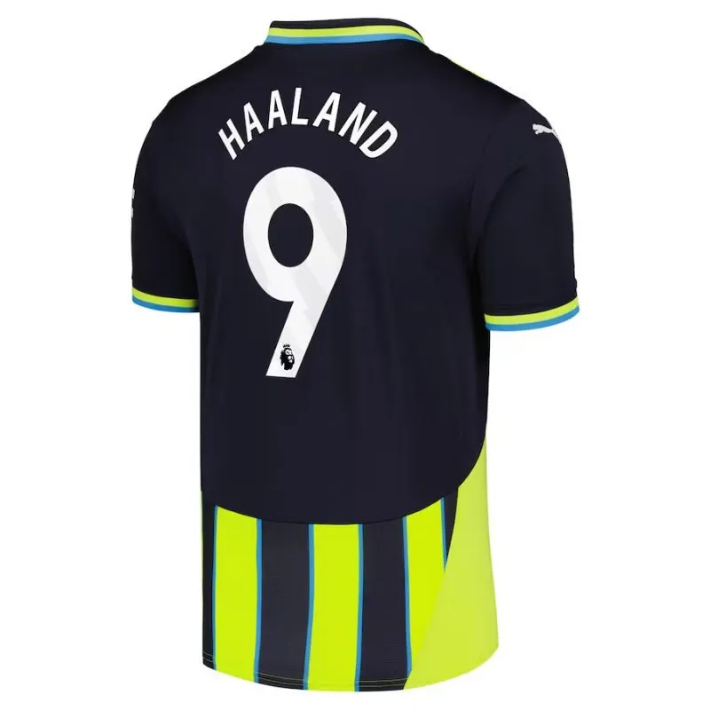 HAALAND Manchester City Auswärtstrikot 2024/25 - Schwarz/Grün