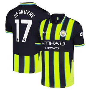 DEBRUYNE Manchester City Auswärtstrikot 2024/25 - Schwarz/Grün