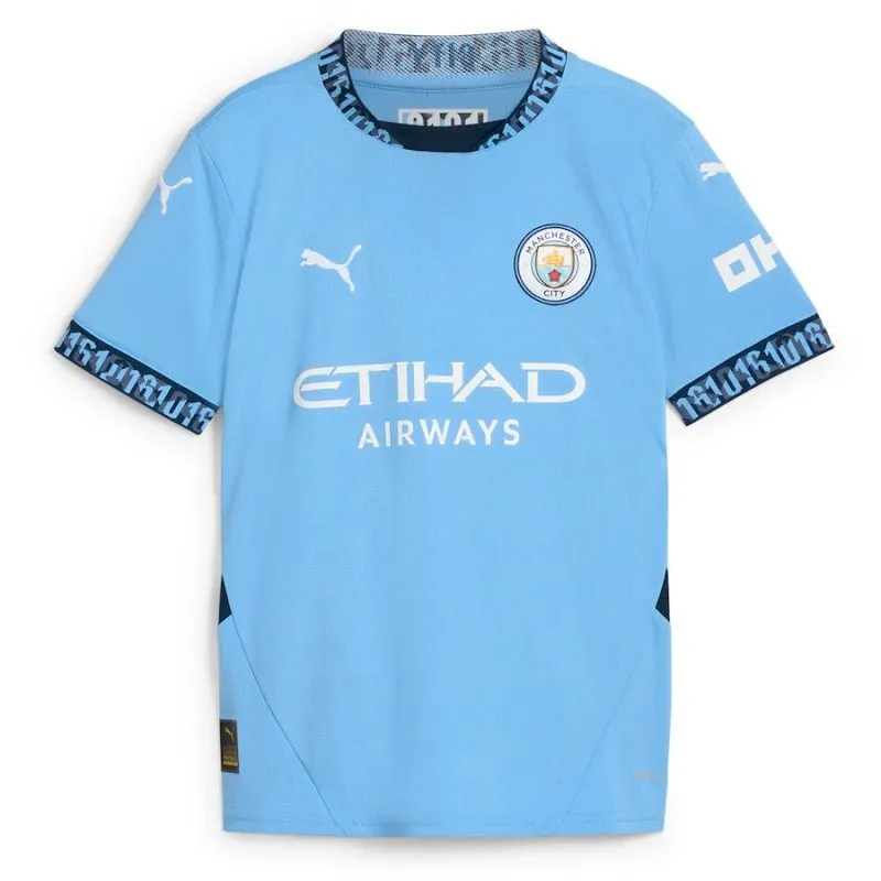 HAALAND Manchester City Kinder Heimtrikot-Set 2024/25 - Blau