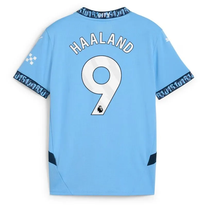 HAALAND Manchester City Kinder Heimtrikot-Set 2024/25 - Blau